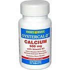 60 Oystercal D Calcium 500mg D3 Natures Bounty Bone Heart Health 