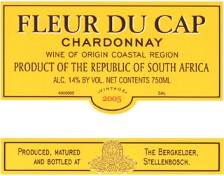 Fleur du Cap Chardonnay 2005 