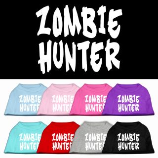 Zombie Hunter Pet Dog Shirt Clothes   Perfect for Halloween