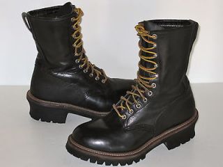 Red Wing 9 Logger Lineman #699 Work Boots Lace Up Mens 7.5 D (RT $ 