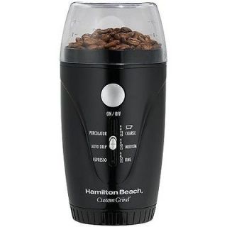 Hamilton Beach 80344 Custom Grind 15 Cup BLACK Coffee Grinder NEW Free 