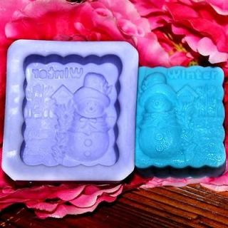   Season of Winter (R1052) Silicone Handmade Soap Mold Crafts DIY Mold