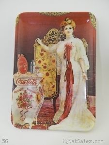 Coca Cola Collectible Plastic Plate with Wall Hanger 78305