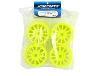 JConcepts Rulux 1/8th Buggy Wheel (Yellow) (4) [JCI3303Y]  RC Cars 