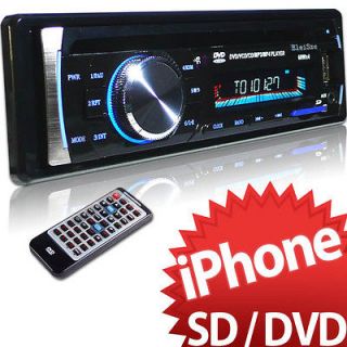Car In Dash DVD CD SD USB  AM/FM Stereo Audio Player iPhone Aux in 