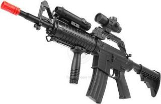   MR744 M16 M4 AIRSOFT SPRING RIFLE LIGHT LASER SCOPE 6mm bb gun pistol