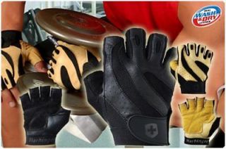 HARBINGER #143 PRO WEIGHT LIFTING GLOVES   gym weights