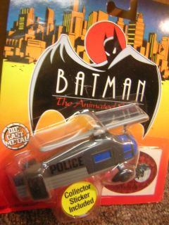 1992 Batman Animated Gotham Police Helicopter+com​ic