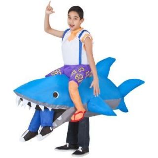   Ghoul SHARK Halloween Airblown Inflatable Costume Fits Most Kids