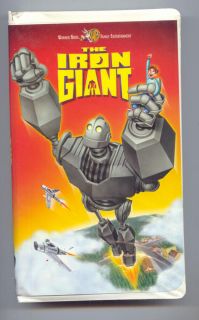 THE IRON GIANT WARNER BROS VHS FAMILY Movie Night VIDEO