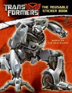 Transformers The Reusable Sticker Book by Lana Jacobs 2007, Paperback 