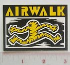 AIRWALK SKATEBOARD SHOES STICKER EARLY ORIG FROM 80S TONY HAWK 