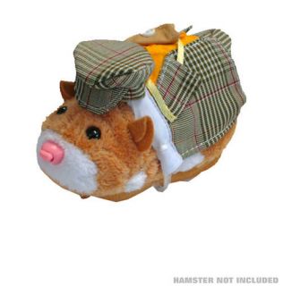 Zhu Zhu Hamsters Pet Outfit Plaid Suit & Hat Clothes Brand New