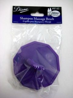   Shampoo Massage Brush Comb Hair Scalp Body Shower Massager 8145 PURPLE