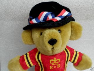 MERRYTHOUGHT UK Hand Puppet Plush BEEFEATER Queens Uniform TEDDY BEAR 