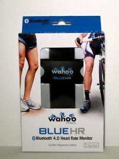Wahoo Fitness Bluetooth Smart Heart Rate Strap Blue HR, Brand New In 