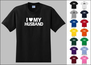 Heart, Love My Husband Relationship Married Couple Marriage Funny T 