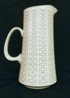 CERAMANO Pottery from West Germany LARGE PITCHER 9 5/8 Hand Painted 