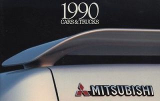 1990 Mitsubishi Line Sales Brochure Book Montero Pickup