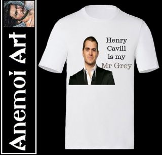 50 Shades of Grey book Henry Cavill is My Mr Grey T shirt gift Secret 