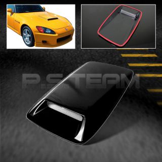 BLACK PAINTABLE AIR FLOW COOLING SPORT FRONT RX7 FD/FC STYLE HOOD 