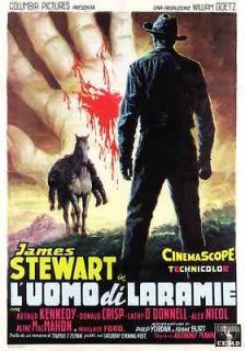 THE MAN FROM LARAMIE POSTER  JAMES STEWART  ITALY B   UNIQUE AT  