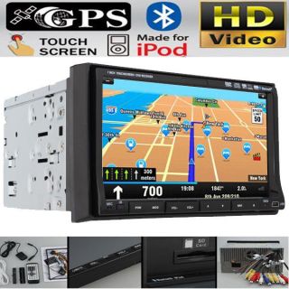 HD 7 2 Din In Car GPS SAT Radio DVD Player 3D Menu Map