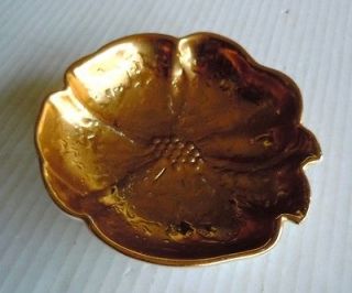 Holley Ross Distinguished China Weeping Gold Candy/Nut Dish LaAnna, PA