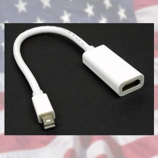 MINI DISPLAYPORT MALE TO HDMI FEMALE ADAPTER CABLE HDTV MACBOOK AIR 