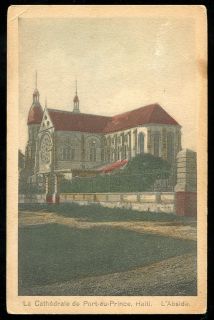2064   HAITI La Cathedrale de Port au Prince 1910s