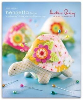 Henrietta Turtle Pattern  Pin Cushion or Toy