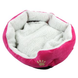 Color Cozy Soft Warm Fleece Pet Dog Puppy Cat Bed House Nest with 