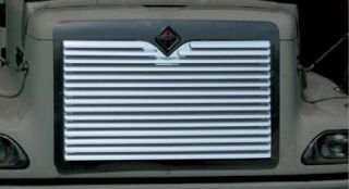 International 9400 Hood Grill with 21 Louvers SS