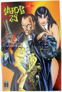 1995 Hyde 25 Vampirella Harris Comic Promo Poster MINT