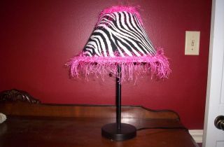 zebra lamp shade in Lamps, Lighting & Ceiling Fans