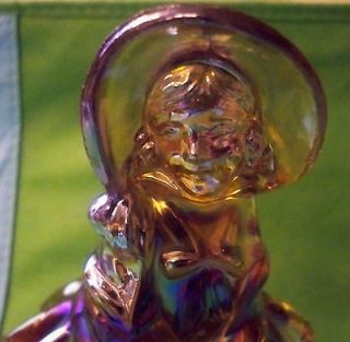 WHEATON Vintage 70s Carnival Glass Victorian Colonial Southern Belle 
