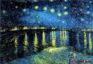 Jigsaw Puzzles 1000 Pieces Starry Night over the Rhone / Vincent van 