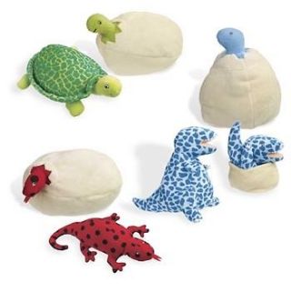   American Bear TOPSY TURVY Choice of Salamander/Dinosaur/Turtle Pet Toy