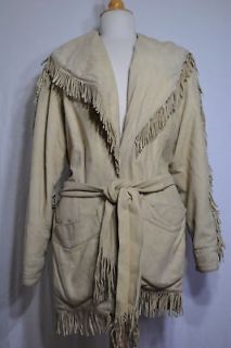 vintage 80s NORTH BEACH Michael Hoban Leather biker Jacket coat 