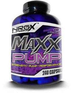 NRG X Labs MAXX PUMP 240 CAPSULES CEL muscle novedex EPISTANE havoc