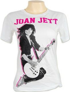 Joan Jett Rock n Roll Guitar Punk Vtg Skinny T Shirt M