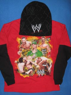 WWE John CENA HLR Randy ORTON Shamus BOYS youth New Shirt beanie HAT 