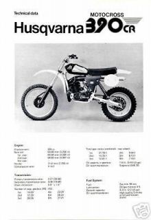 husqvarna brochure in Motorcycle Parts