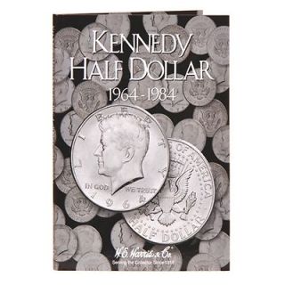 HARRIS #2696 Coin Folder #1 Kennedy Half Dollar 1964 1984