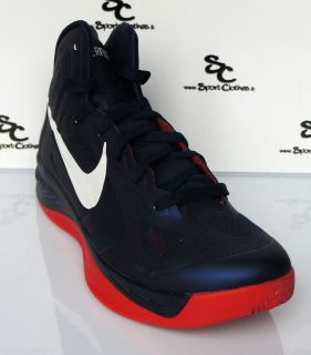 Nike Zoom Hyperfuse 2012 mens basketball shoes NEW hyper fuse navy red