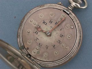 German Military Wartime 1938~45 Braille Naval Pocketwatch Reichsadler 