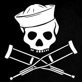 Jackass Sailor Pirate Skull Jack Captain Funny T Shirt