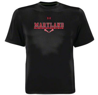 Maryland Terrapins Black Under Armour Lacrosse Performance Catalyst T 