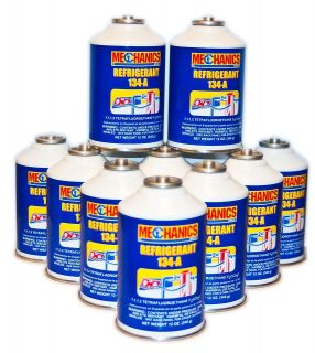 One Case of R134a Auto Refrigerant   12 Cans, 12 oz. Each