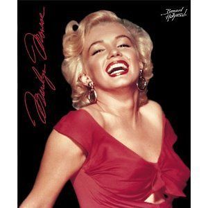 Marilyn Monroe Red Dress Fleece Throw Blanket 50x60